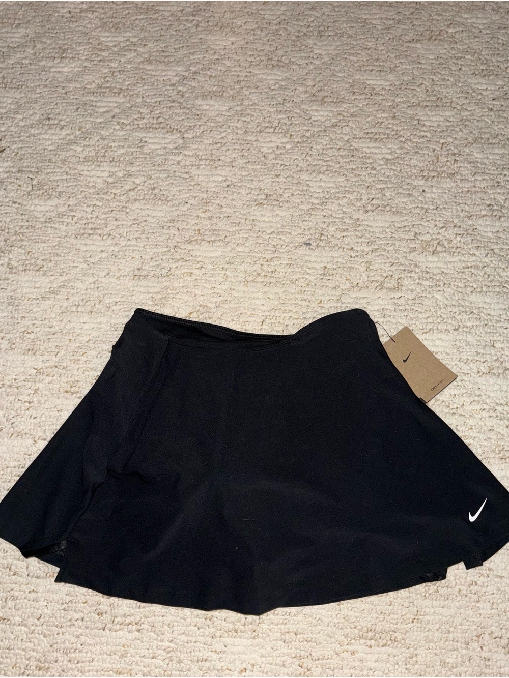 Nike Black Women's Golf Skort with White Swoosh